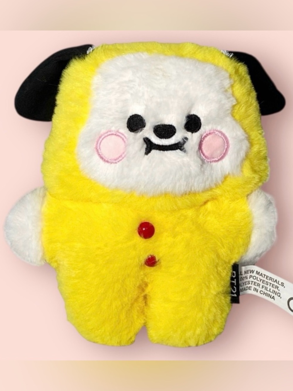 3/$10 Line Friends Plushie 8” BT21 Chimmy Flat Fur Doll Stuffed Yellow